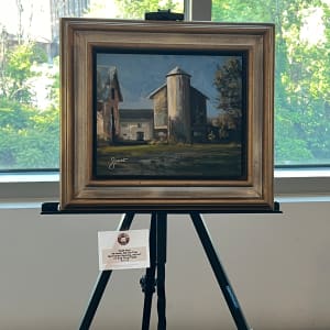 Summer Evenings at Grandad's Farm by Scott Nost  Image:  - On display at PACE 2024 Artist's Gallery