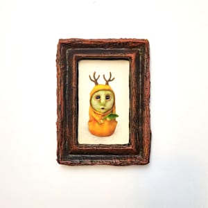 Aspen the Forest Mystics print in sculpted frame by ocasiocasa