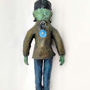 Frank the Monster - wall folk by ocasiocasa 