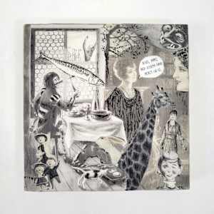 Mercy -  Collage Wood Panel by ocasiocasa, Image 6.