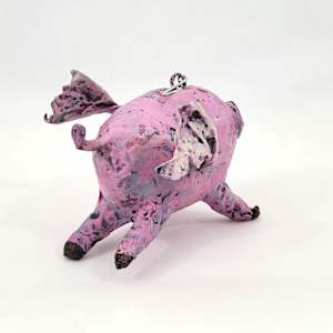 Pita the Flying Pig Ornament by ocasiocasa, Image 2.