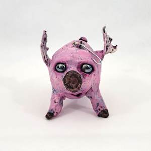 Pita the Flying Pig Ornament by ocasiocasa, Image 3.