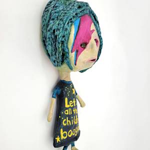 Stardust wall folk sculpture by ocasiocasa, Image 2.