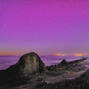 Night Royale 24" x 16" Metal (White Gloss) Original Print by Jeremy Likness