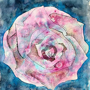 Rose 3 by Elizabeth Ann Huffman, Image 1.