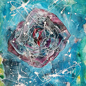 Rose 5 by Elizabeth Ann Huffman, Image 1.