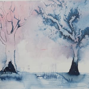 Blushing Pinker into Blue by Marjorie Schwartz 