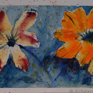 Daylilies by Marjorie Schwartz 