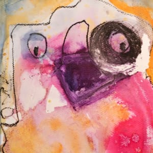 Night Owl (Giclée Print) by Marjorie Schwartz  Image: Detail 
