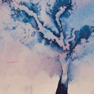 Blushing Pinker into Blue by Marjorie Schwartz  Image: Detail 