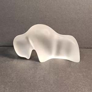 Arnolfo di Cambio Satin Glass Bison by Edoardo Dal Seno