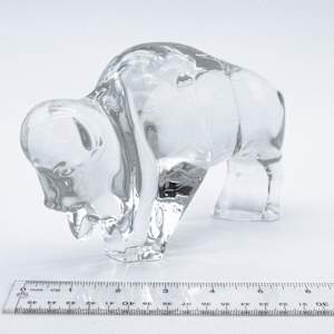 Baccarat Crystal Bison by Philippe Starck 