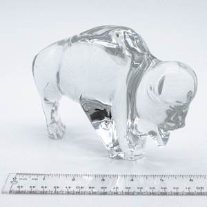 Baccarat Crystal Bison by Philippe Starck 
