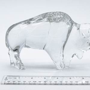 Baccarat Crystal Bison by Philippe Starck 