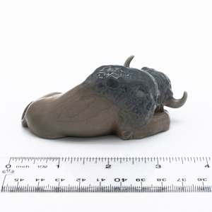 Lladro Miniature Resting Bison #5312 
