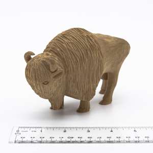 Primitive Style  Folk Art Bison 