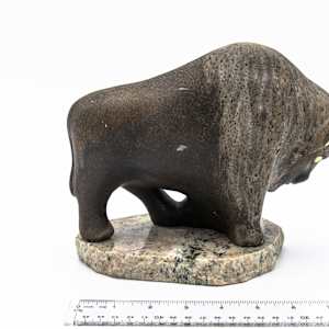 Pottery Bison by Maigonis Daga 