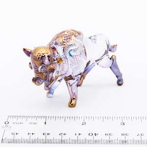 Art Glass Bison by Kevin Prochaska 