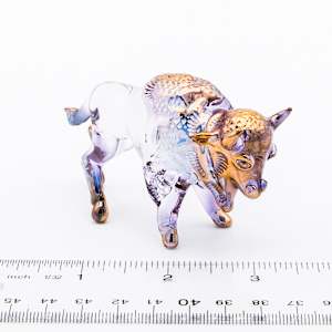 Art Glass Bison by Kevin Prochaska 