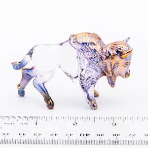 Art Glass Bison by Kevin Prochaska 