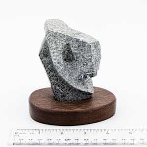 Alabaster Bison by Victor Vigil 