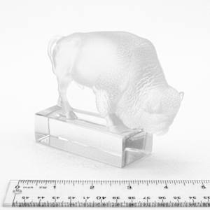 Lalique Crystal Bison 