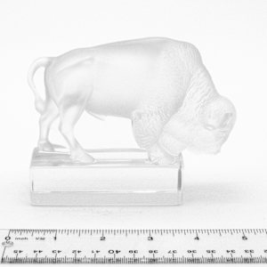 Lalique Crystal Bison 