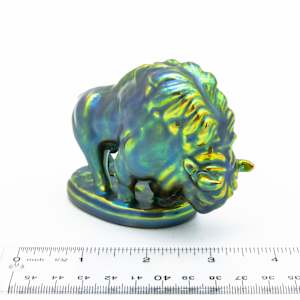 Zsolnay Small Bison 