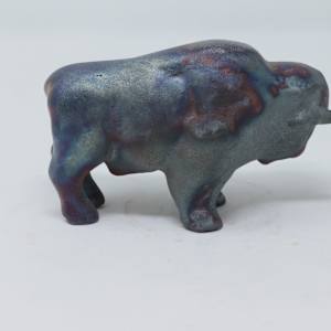 Ceramic Standing Bison 