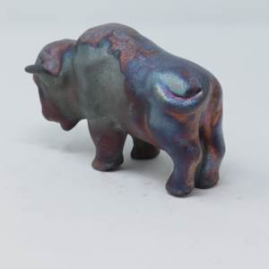 Ceramic Standing Bison 