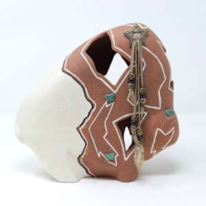 Native American Pueblo Pottery Bison 