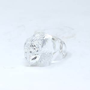 Stueben Glass Bison Hand Cooler by Taf Lebel Schaefer 