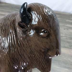 Japanese Ceramic American Bison 