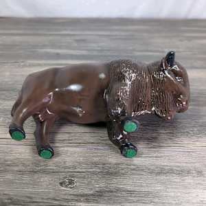 Japanese Ceramic American Bison 