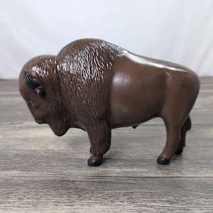 Japanese Ceramic American Bison 