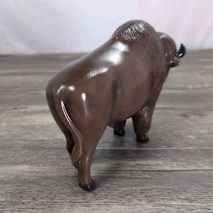 Japanese Ceramic American Bison 