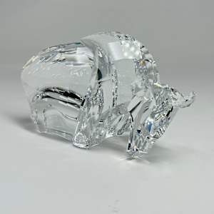 Swarovski Crystal "Tatanka" Bison by Martin Zendron 