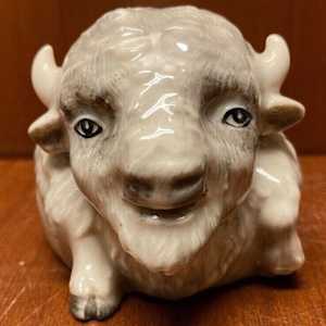 Kevin Francis Face Pot - Tantrica - The Sacred White Buffalo by Kevin Pearson