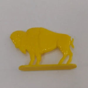 Cracker Jack Prize Miniature Plastic Bison 