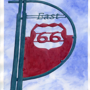 Rte 66 by Frank Martin