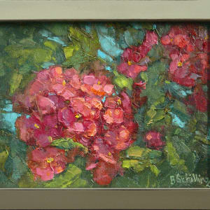 Birthday Hydrangeas by Barbara Schilling 