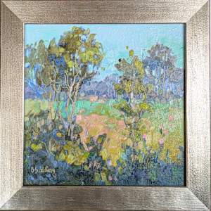 Cluster of Birch Trees by Barbara Schilling 