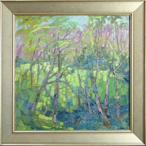 Spring Redbuds by Barbara Schilling 