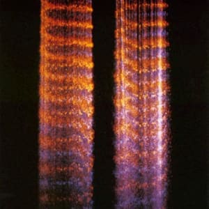 Plexiglass Upward Falling Fountain  (Twin Pair: BAS029 & BAS030) by Wen-Ying Tsai, Image 1.