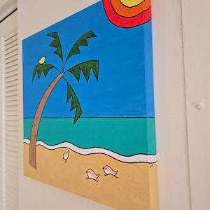 Peaceful Beach I by Eileen Saunders 