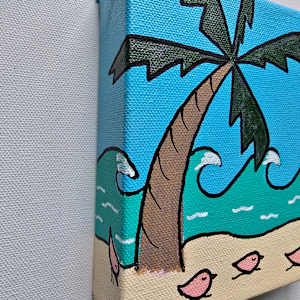 Shady Beach by Eileen Saunders 