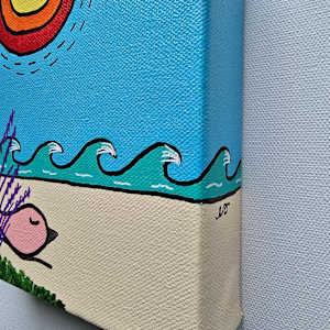 Sleeping in Dune Grass by Eileen Saunders 