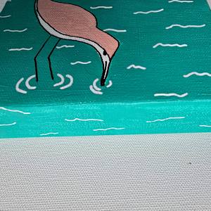 Wading Willet by Eileen Saunders 