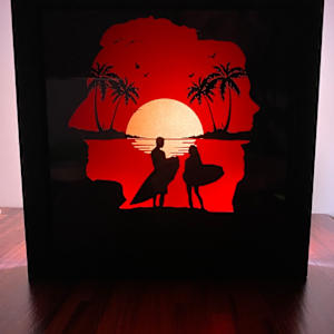 Hawaiian (Surfer) BOX by JD Hecht | Creatively Cutz Studio, Image 2.
