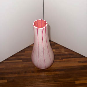 The Pinstripe Teardrop Vase by JD Hecht 